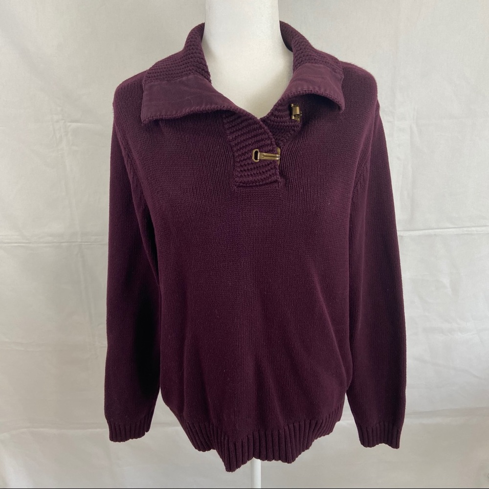 Lauren Jeans Co. Ralph Lauren Maroon Sweater